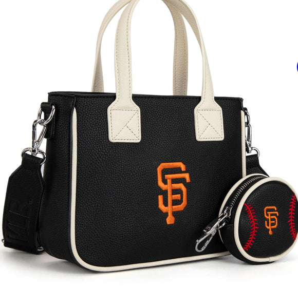 MLB SF Giants Team Tote with coin pouch