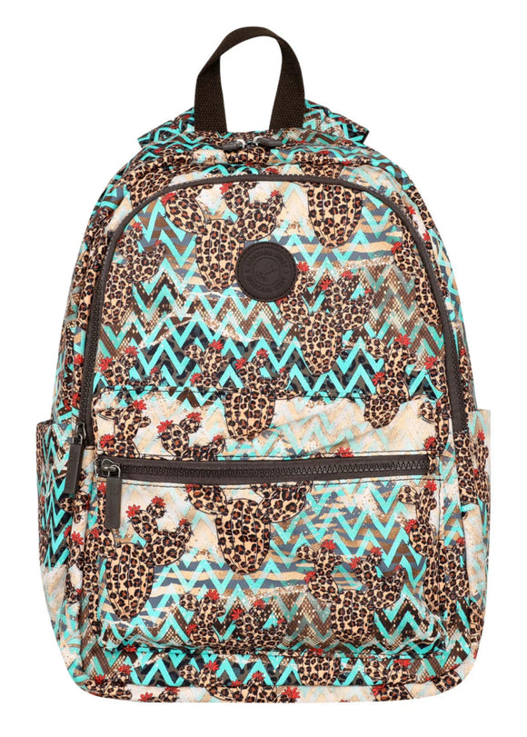 Leopard Cactus Print Backpack