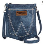 W Stitch Denim Pocket Crossbody