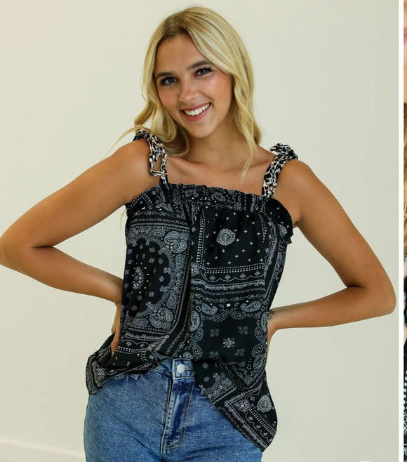The Carry on Tie Strap Tank Top
