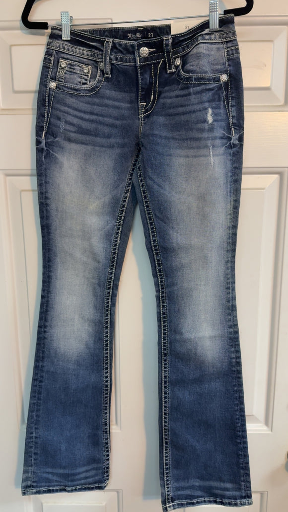 Miss me Low Rise Bootcut Jeans