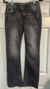 Miss Me Chloe Boot Faux Flap Jeans